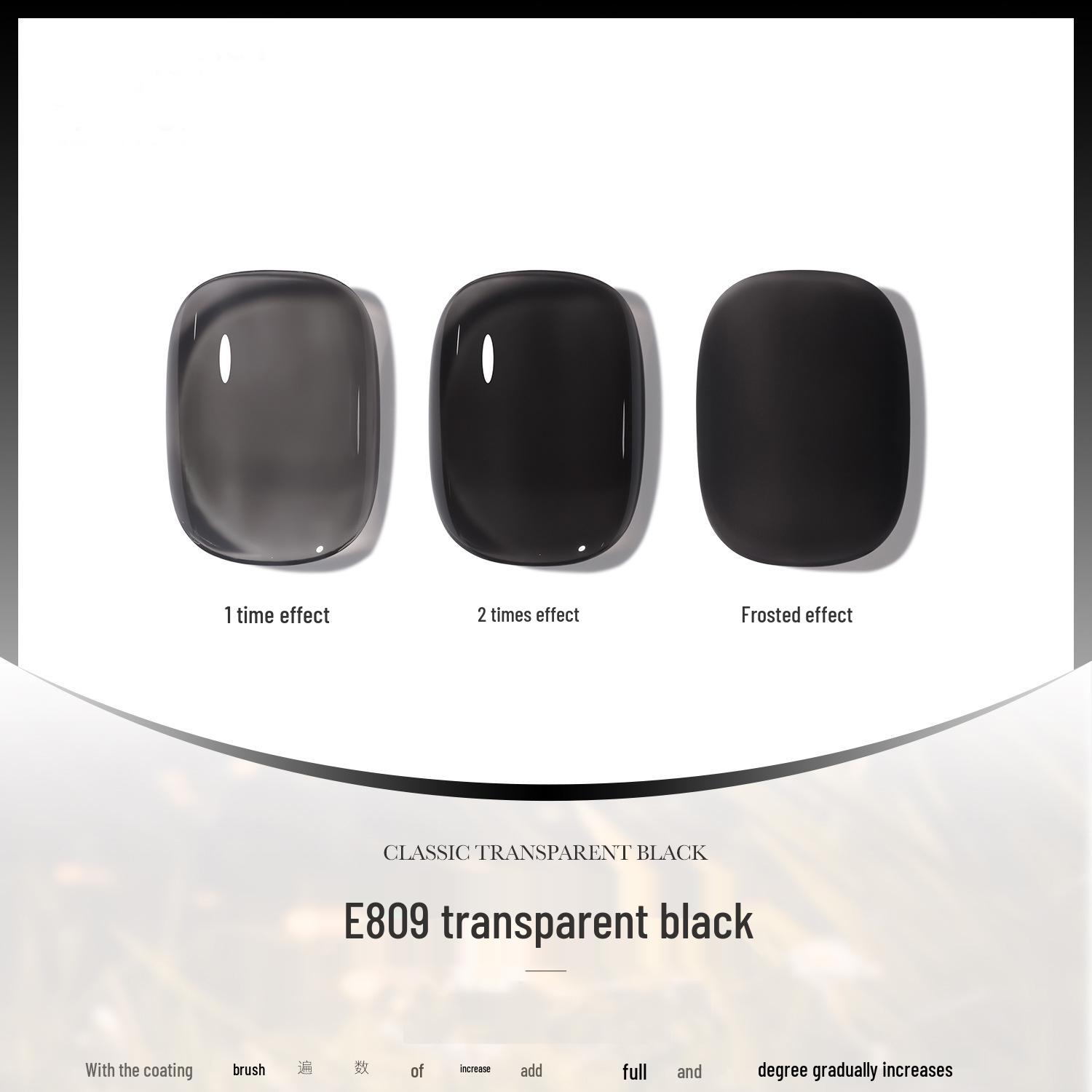 

Трендовый полупрозрачный черный гель-лак для ногтей 2025: Универсальное полупрозрачное покрытие для рук, выглядящих белее