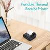 Portable Mini Thermal Receipt Printer USB & BT Connection 2 Inches 57mm Wireless Printer High Speed with 1 Roll Paper Inside Compatible with iOS