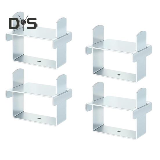 4Pcs Leaf Spring Clamp Kit Rustproof Corrosion Resistant Wide Application Heavy Duty Trailer Leaf Spring Bend Repair Clips Set