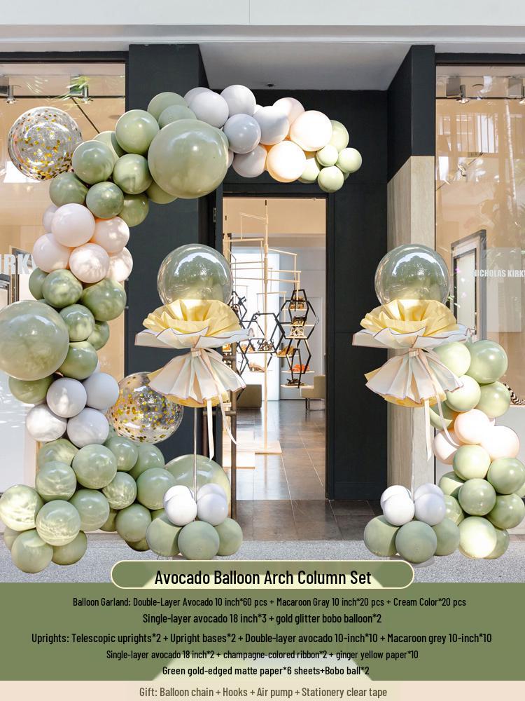 Balloon Arch Pillar for Event Atmosphere Decoration In Shopping Mall Entrances