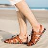 Summer Men's Casual Sandals Baotou Slippers Beach Shoes Soft Soled Men's Shoe Outdoor Fashion 47 Plus Size Anti-Slip Rubber Sole