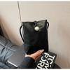 Mini mobile phone bag new shoulder messenger bag small bag sweet out ins women's bag red black A