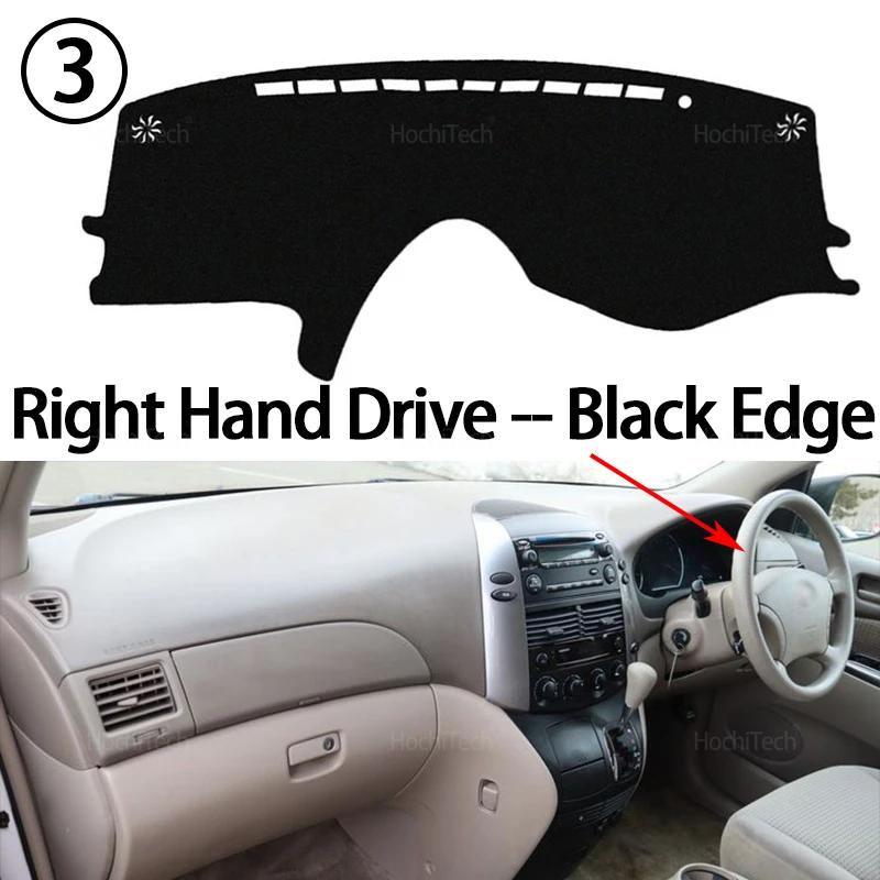 Car Dashboard Cover for Toyota Sienna XL20 2004-2010 Dashboard Cover Board Anti-Slip Mat Protect Pad Car Sunshade Carpet Rug