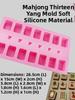 Chinesische Zeichen Silikon Backwerkzeuge DIY Kuchen Dekoration Groß und Klein Glück und Langlebigkeit Formen