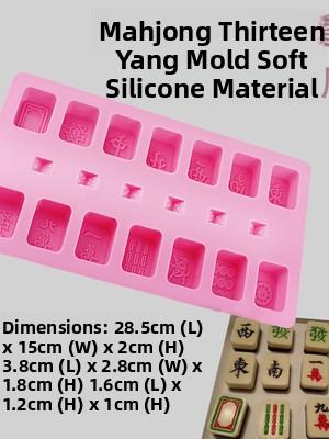 Chinesische Zeichen Silikon Backwerkzeuge DIY Kuchen Dekoration Groß und Klein Glück und Langlebigkeit Formen