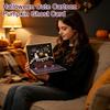 Halloween Greeting Cards with Cute Pumpkin and Design for Holiday Wishes