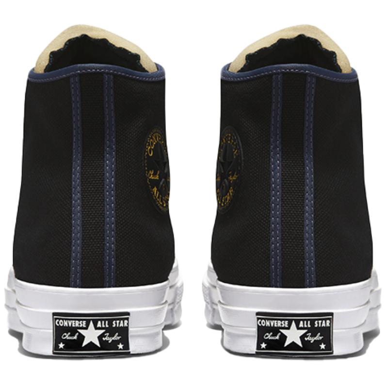 Converse 1970s Chuck Taylor All Star Classic Versatile High Top Espadrilles Unisex Carbon Black