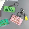 2PCS Word Resin Molds Silicone Keychain Epoxy Casting Mold for Key Fob Luggage Tag for DIY 2Pieces Crafts Pendant Making
