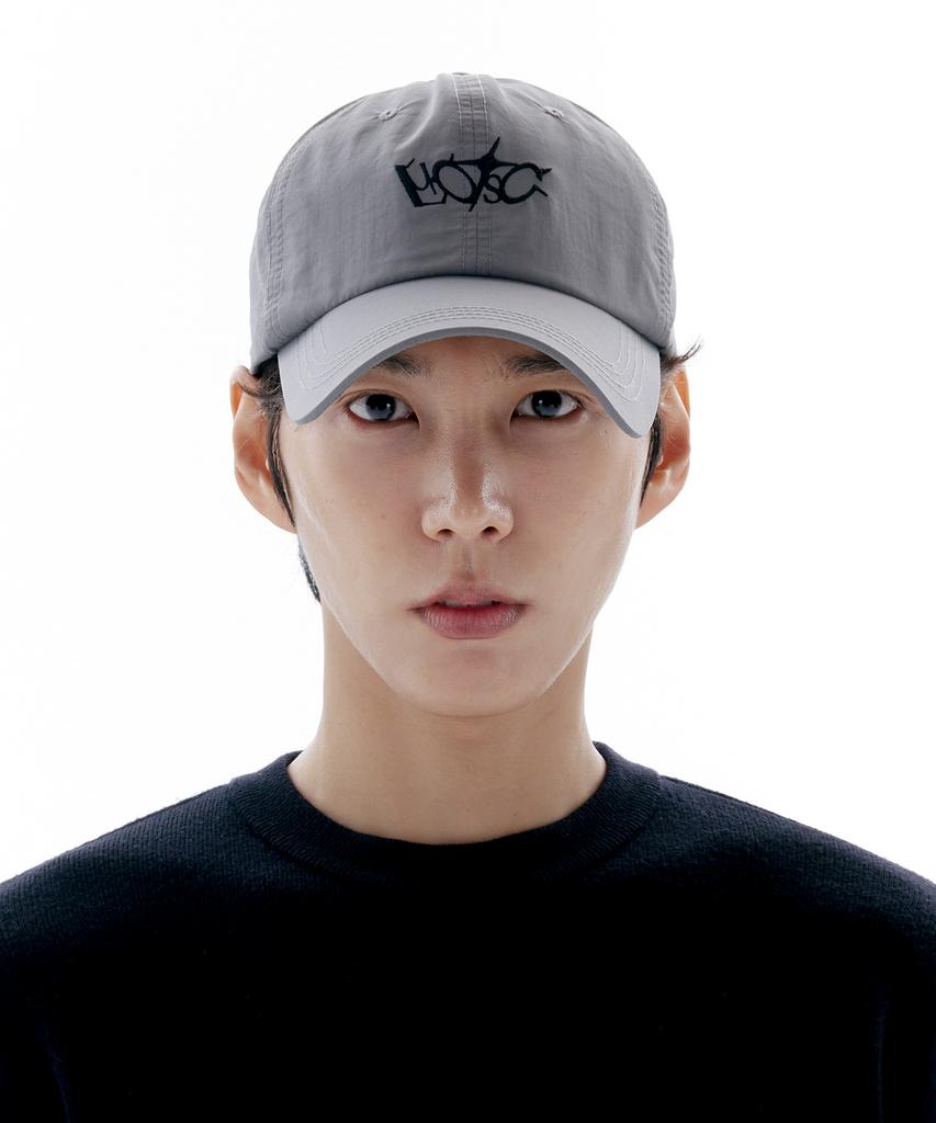 Luoeseupaeg Logo Nylon Ball Cap (Gray)