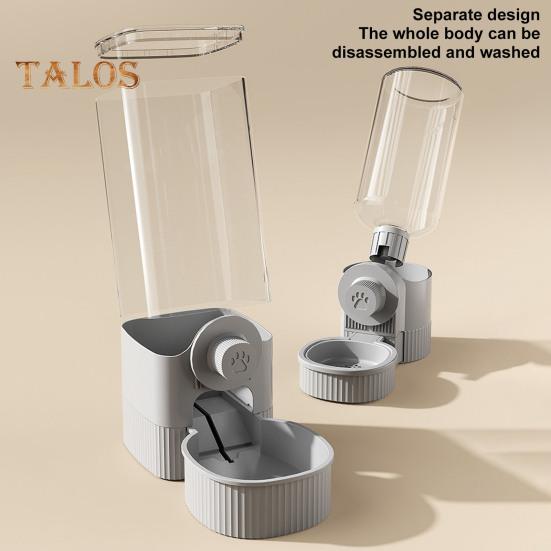 Hanging Cage Automatic Pet Feeder 520ML Small Pet Water Dispenser 1200ML Auto Food Feeding Bowl for Puppy Kitten Rabbit Chinchilla Hedgehog Ferret