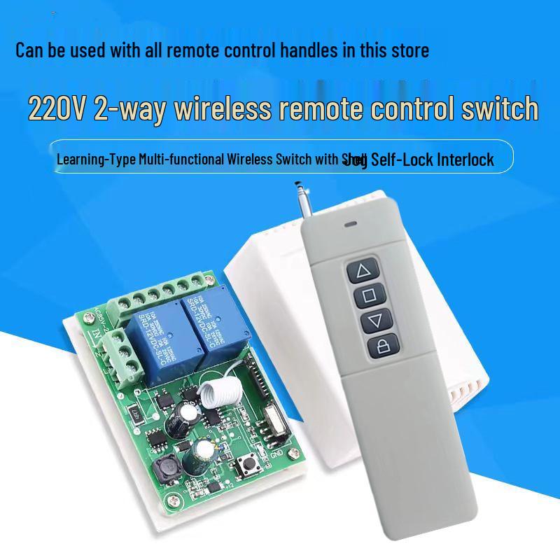 High-Power Wireless Remote Control Switch for 380V/220V Water Pumps - Single & Dual Channel Smart Controller