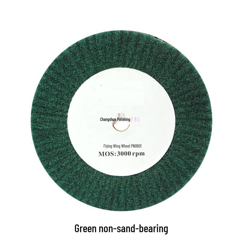 Stainless Steel Sanding Pad: Red/Green Polishing Flywheel