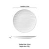 Star-Marked Stone Texture Ceramic Flat Plate