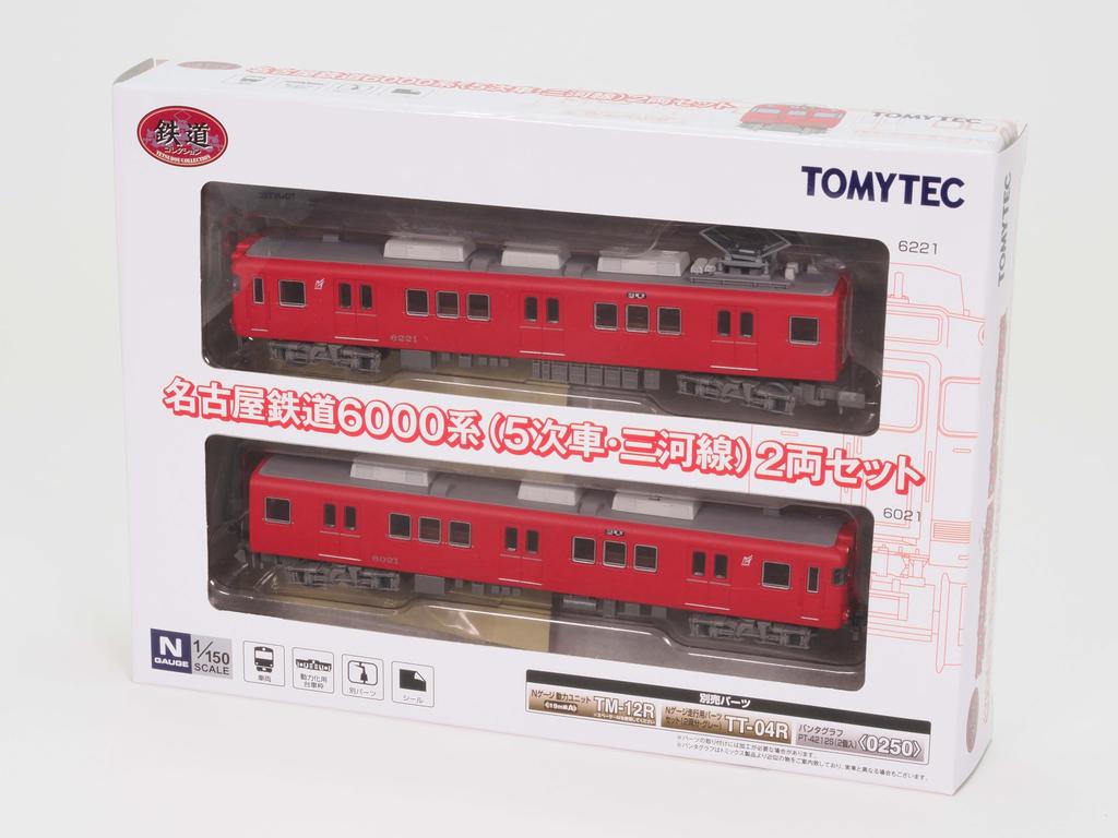 TOMYTEC Railway Collection Nagoya Railroad 6000 Series 5th Generation/Mikawa Line 2-Car Set Diorama Supplies 337683