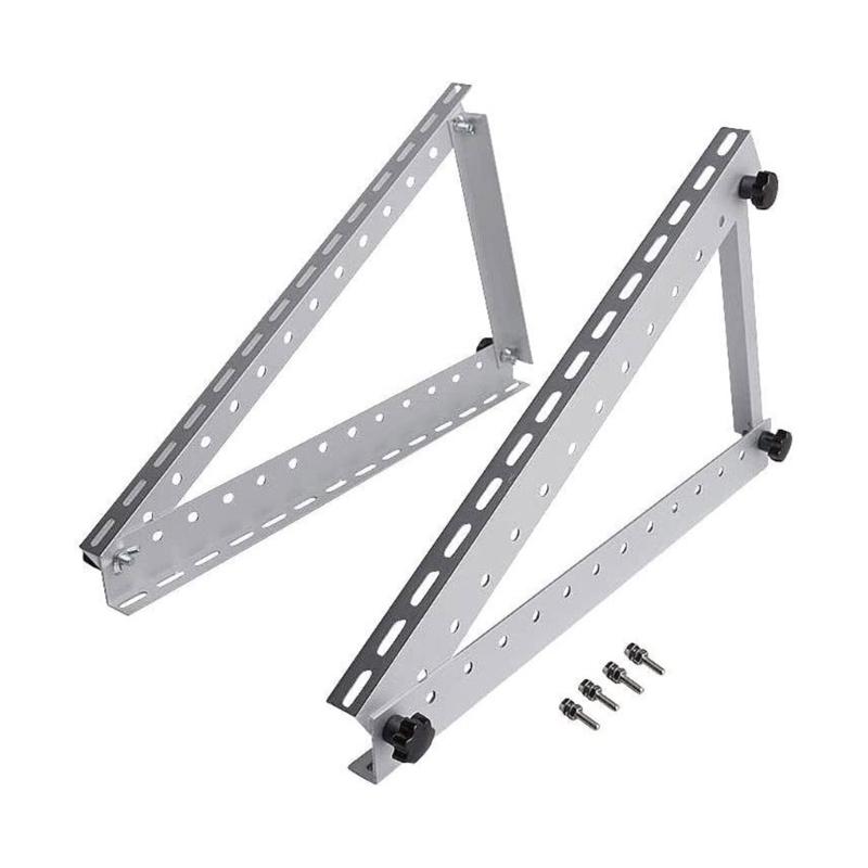 

Universal Solars Panel Mounting Brackets Adjustable Height Durability Aluminum Alloys Frame For Outdoor Photovoltaic Systems 1