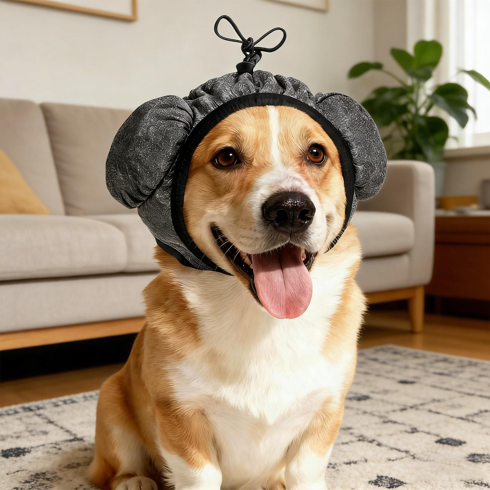 

Навушники для собак із шумозаглушенням, регульований шарф для тварин, захист вух для грумінгу, захист від грому, для прогулянок на вулиці, відвідування ветеринара, подорожей S