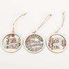 Christmas Day Decorative Pendant Wooden Crafts Window Hanging Home Party Christmas Gifts