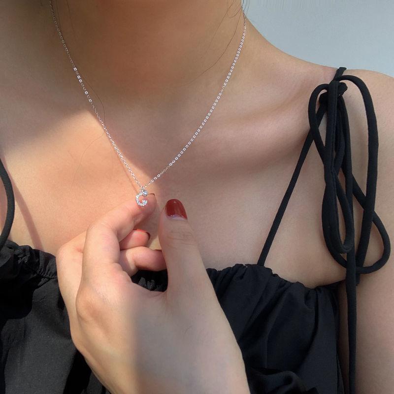 Geometric Pendant Necklace With Large And Small Squares