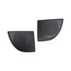 Automotive Door Speaker Cover Black Grille Plastic Replacement Easy Install Accessory for Sound System Enhancement