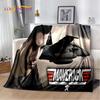 Movie Top Gun Sign Tom Cruise Blanket,Soft Throw Blanket for Home Bedroom Bed Sofa Picnic Travel Office Rest Cover Blanket Kids