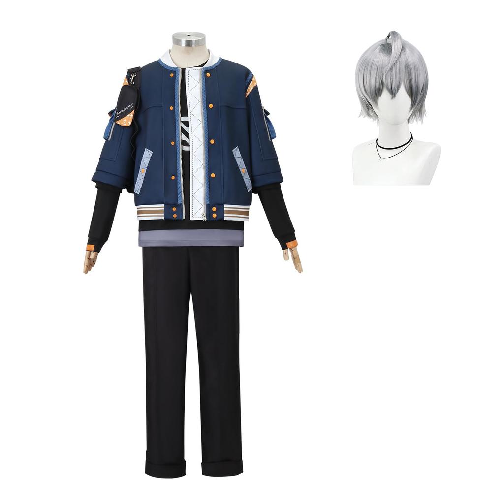 ZOMOZO Zenless Zone Zero Cosplay Costume with Wig for Perfect for School and Halloween Size Adults, Festivals, Events, (Akira, S)