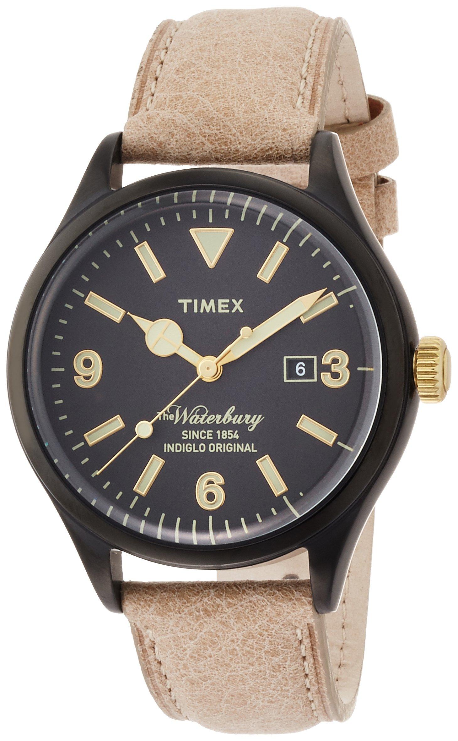 

[Timex] Часы НОВЫЕ Waterbury Date TW2P74900 Подлинные бежевые