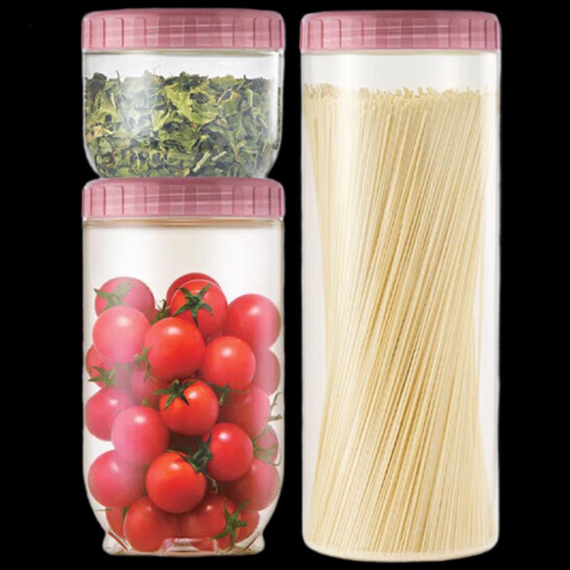 LocknLock New Concept Plastic Storage Jar Set