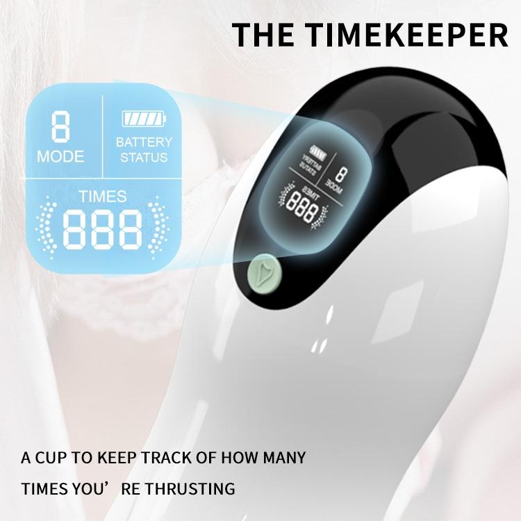 Adult Products Men's Automatic Airplane Cup Sucking Telescopic Intelligent Sound Heating Simulation Channel Sex Masturbation