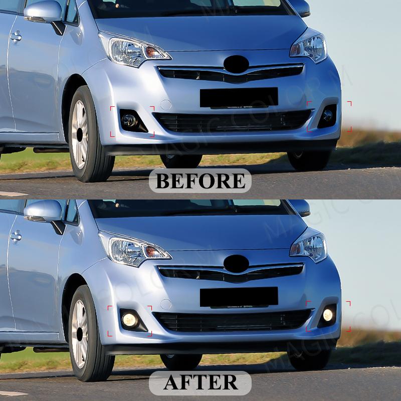 Led Fog Lamp For Toyota Ractis 2010 2011 2012 2013 2014 Auto Bumper Front Light Head Lamp Replacement Cover Car Accessories 12V