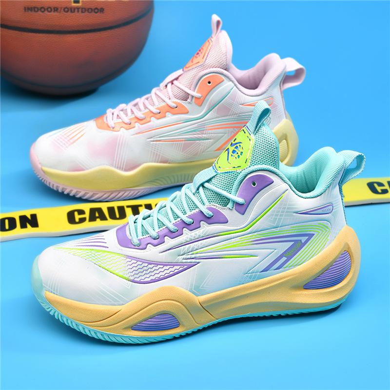 

Модные мужские и женские баскетбольные кроссовки Внешнеторговые большие размеры Молодежные тренировочные Настоящие баскетбольные кроссовки Баскетбол 45