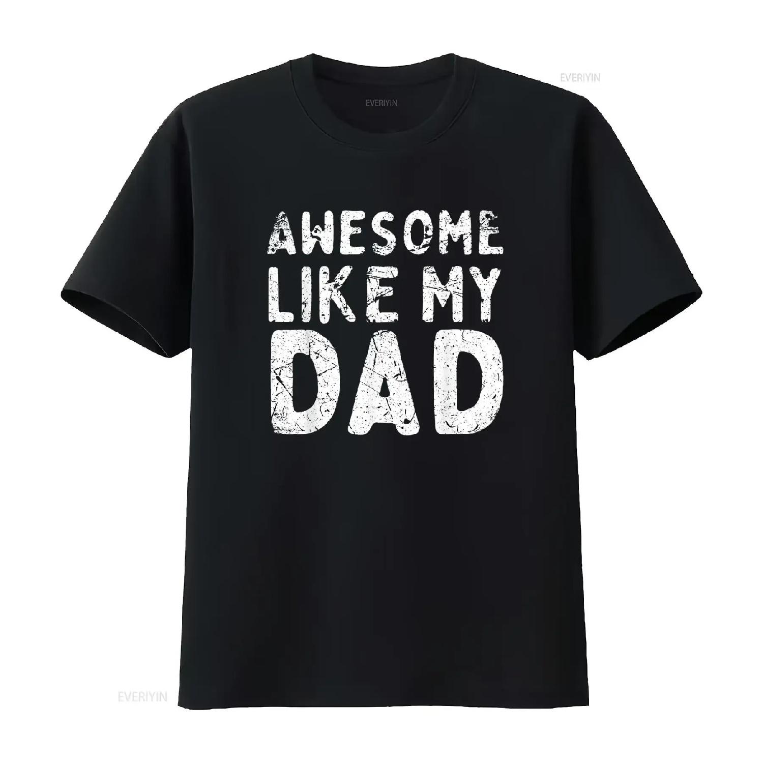 

Awesome Like My Dad Father S Day Vintage T Shirt vintage Washed Soft Casual graphic Comfortable homme Slightly Versatile XXXXXL різнокольоровий