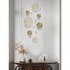 Modern 3D Metal Wall Art Creative Goldfish & Lotus Leaf Metal Wall Hanging Home Office Decoration Living Room Background