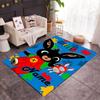 Bunny Friend Personalized Text Floor Mat Perfect for Balcony Hallway Decorate room Living Rooms Anti-slip Rug Anime Office Decor Best for Christmas