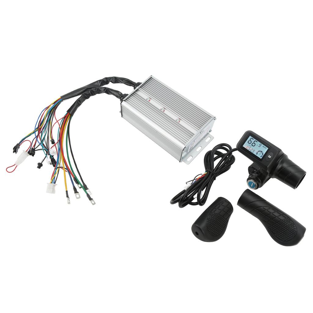 1500W 36V 48V Bürstenloser Motor Controller Set Gashebel LCD Panel mit Sperre Geschwindigkeitsregelung Schalthebel für