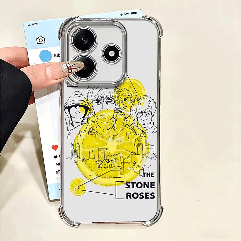 

The S-Stone R-Roses Soft Phone Case For Xiaomi Poco X7 X8 Pro Max X6 X5 X3 F8 Ultra F7 M8 M7 M5S Redmi 15C 15A 15 14C 13C 12C 13 Xiaomi Poco M7 4G