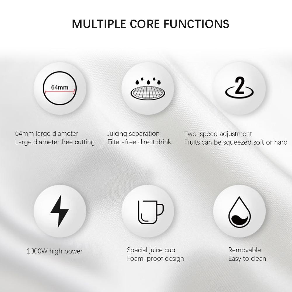 Originální odšťavňovač pro domácnost Plně automatický velkoprůměrový odšťavňovač Odšťavňovač strusky se separátorem šťávy
