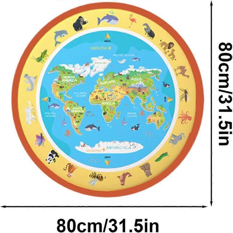 Water Doodle Mat – Kids Drawing Mat, Learning Toy, Writing Activity, 80 x 80 cm