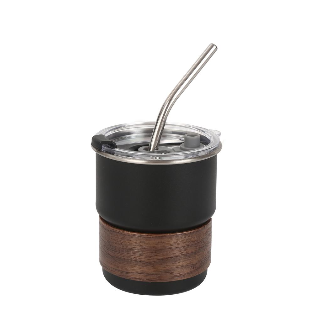 Outdoor Camping 304 Stainless Steel Coffee Cup Camping Single-layer Rolled Edge Water Cup Outdoor Beer Camping Cup 300ml