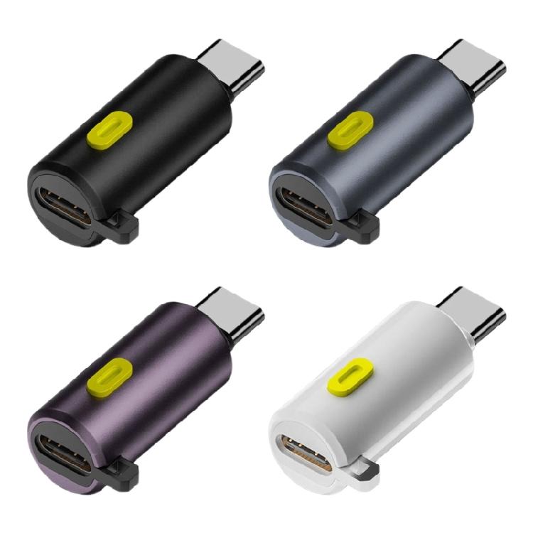 USB C Extension Adapter USB C Adapter with 80Gbps Data Transfer and Real Time Power Display Digital Display Charging