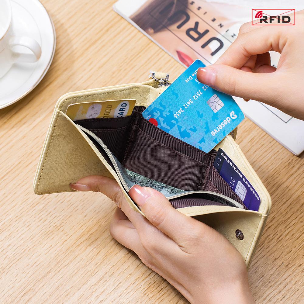 New Guofeng Premium Sense Short Multifunctional Wallet Women's 30% Large Capacity Change Bag Storage Bag