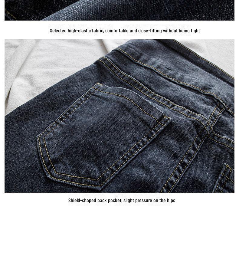 2021 High-Waist Slim Fit Women's Skinny Jeans - Trendy Stretch Pencil Pants for Summer