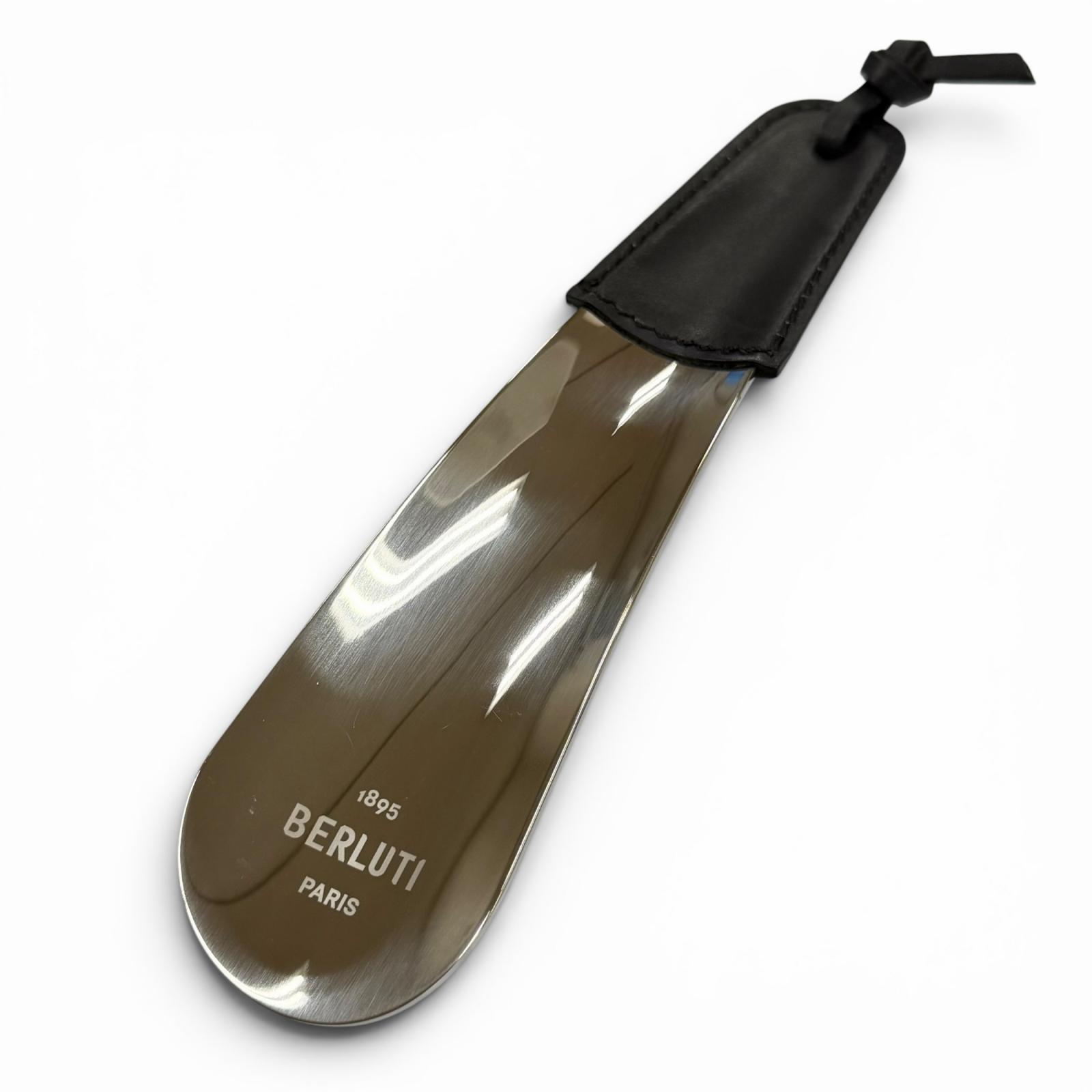 Excellent BERLUTI Other accessories shoehorn shoehorn Silver leather mens Used