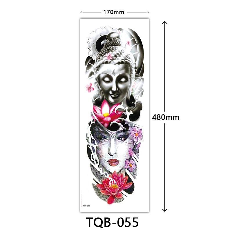 Full Arm Tattoo Sticker Full Arm, Full Arm Big Picture Tattoo Sticker, Flower Arm Tattoo Sticker Tattoo