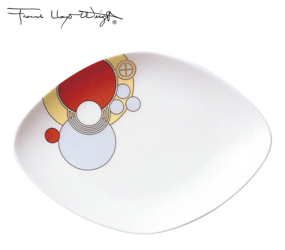 Noritake Diamond Plates (Pair) 20cm Frank Lloyd Wright Imperial Bone China (P97248/4614)
