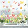 Static Cling Stickers Butterfly Flower Design for Window Bedroom Living Room Spring 2026 New Collection Wholesale