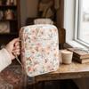 Quilted Cotton Book Bag Large Capacity Protective Pouch Book Storage Bag  School Supplies