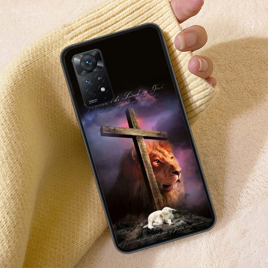Lion Alpha Male Cub Phone Case For Redmi 13C 14C Note 14 13 Pro Plus 5G Clear Capa 12 12C 10A 10C 10 9A 9C 9T 9 8 Pro Cover TPU