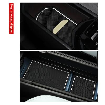 For Volvo EX30 2025 Car Gate Slot Mat Interior Accessories Non-Slip Mats Cup Holders Protective Pads