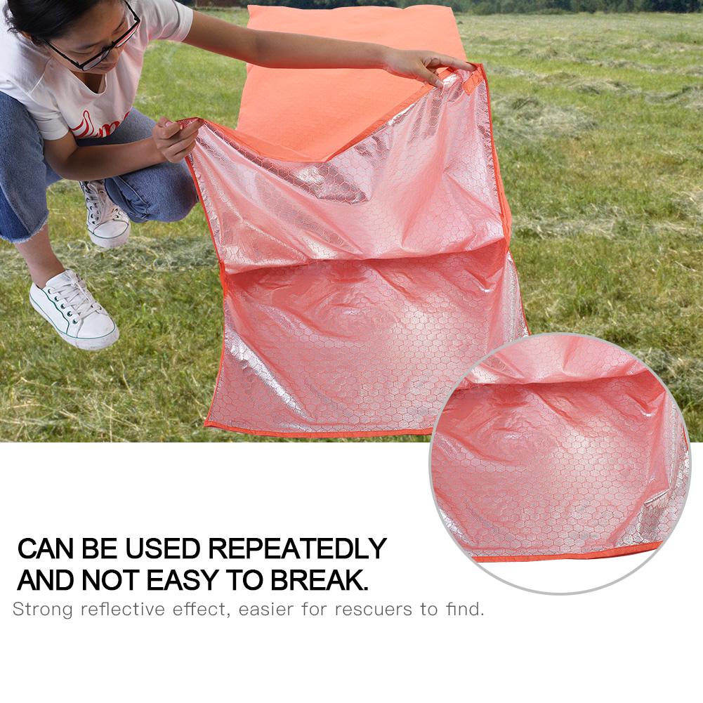 Outdoor Portable Mountaineering Camping Warm Envelope Type Single Sleeping Bag Orange