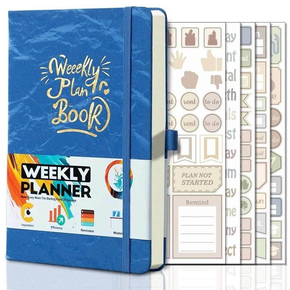 English Edition A5 Weekly Planner To-do List Personal Schedule Planner Cash Budget Book  Study Work